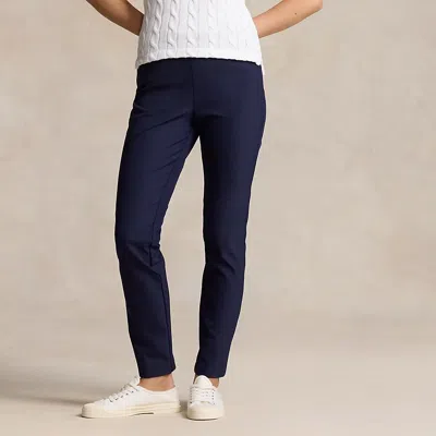 Rlx Golf Stretch Twill Athletic Pant In Refined Navy