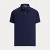Rlx Golf Tailored Fit Performance Polo Shirt In Blue