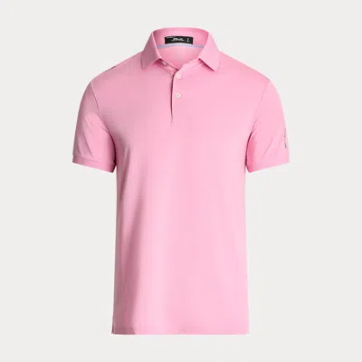 Rlx Golf Tailored Fit Performance Polo Shirt In Pink