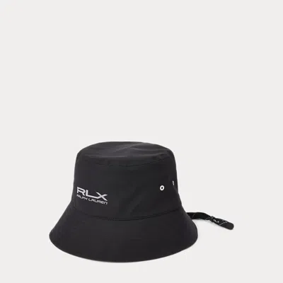 Rlx Golf Water-resistant Bucket Hat In Black