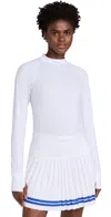 Rlx Recycled Peached Airflow Long Sleeve Base Layer Ceramic White In Ceramic White