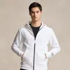 Rlx Water-resistant Double-knit Hoodie In White