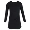 Rm By Roland Mouret Roland Mouret Mini Dress In Black Viscose In Black