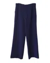 Rm By Roland Mouret Roland Mouret Wide Leg Trousers In Blue Wool In Blue
