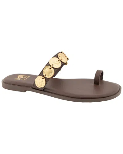 Rm Rebecca Minkoff Claire Flat Sandal In Burgundy