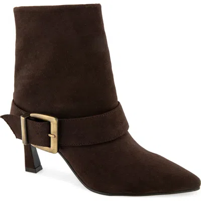 Rm Rebecca Minkoff Karina Fold Bootie In Brown