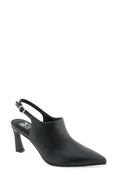 Rm Rebecca Minkoff Kiara Faux Leather Pointed Toe Slingback Pump In Multi