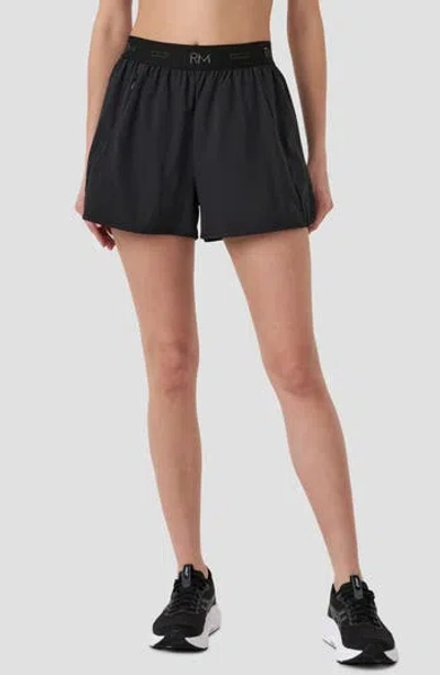 Rm Rebecca Minkoff Lite Fly Running Shorts In Black