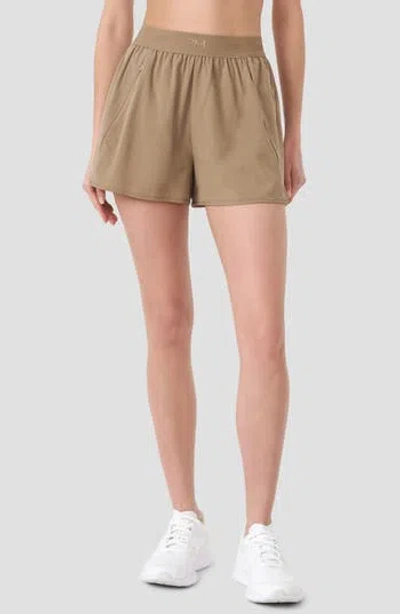Rm Rebecca Minkoff Lite Fly Running Shorts In Brown