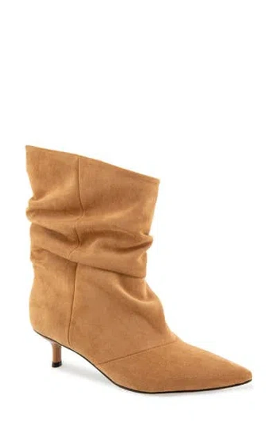 Rm Rebecca Minkoff Polina Pointed Toe Slouch Bootie In Brown
