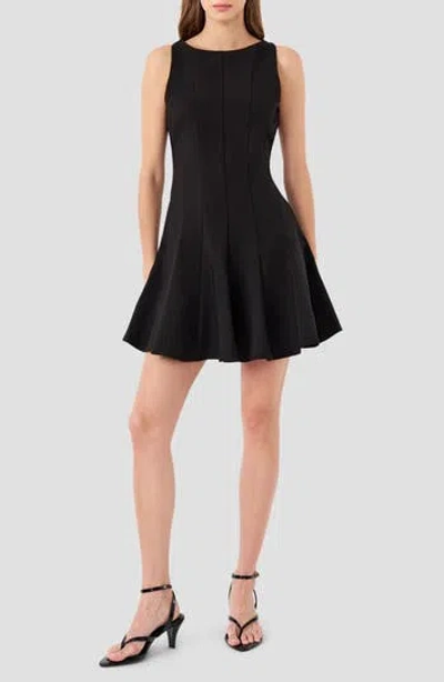 Rm Rebecca Minkoff Skater Dress In Black