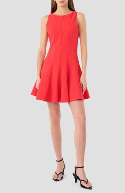 Rm Rebecca Minkoff Skater Dress In Red