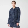 Rm Rebecca Minkoff Tweed Jacket In Black