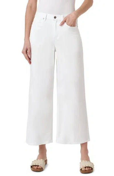 Rm Rebecca Minkoff Wide Leg Crop Denim Pants In White