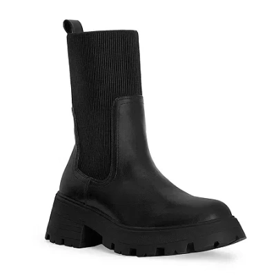 Rm Rebecca Minkoff Womens Alexa Chunky Heel Chelsea Boots In Black