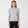 Rm Rebecca Minkoff Womens Crew Neck Elbow Sleeve Sweatshirt In Multi