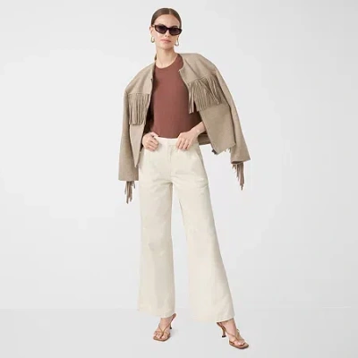 Rm Rebecca Minkoff Womens High Rise Trouser Jean In White