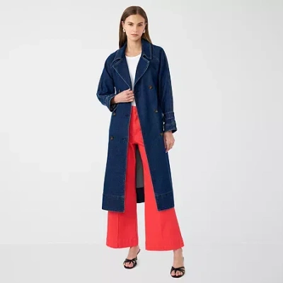 Rm Rebecca Minkoff Womens High Rise Wide Leg Jean In Red