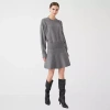Rm Rebecca Minkoff Womens Mid Rise Flared Skirt In Gray
