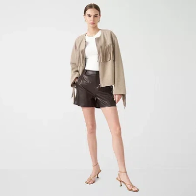 Rm Rebecca Minkoff Womens Mid Rise Midi Short In Brown