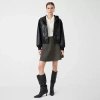 Rm Rebecca Minkoff Womens Mid Rise Mini Flared Skirt In Gray