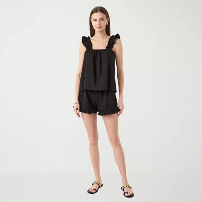 Rm Rebecca Minkoff Womens Midi Short In Black