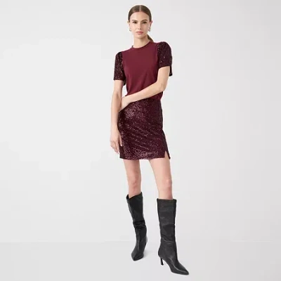 Rm Rebecca Minkoff Womens Mini Pencil Skirt In Red