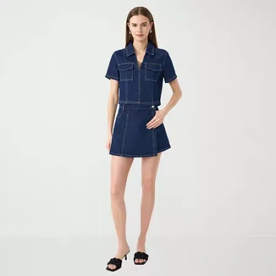 Rm Rebecca Minkoff Womens Skort In Blue
