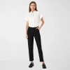 Rm Rebecca Minkoff Womens Straight High Rise Ankle Pant In Black