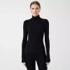 Rm Rebecca Minkoff Womens Turtleneck Long Sleeve Pullover Sweater In Black