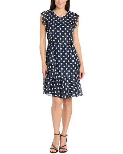 R & M Richards Rm Richards Shift Dress In Blue