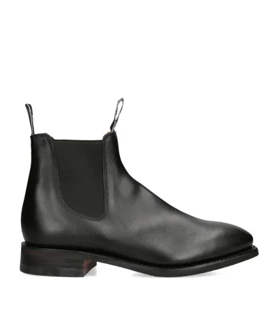 Rm Williams Leather Ankle Boots In Black