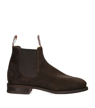 Rm Williams R. M. Williams Suede Ankle Boots In Brown