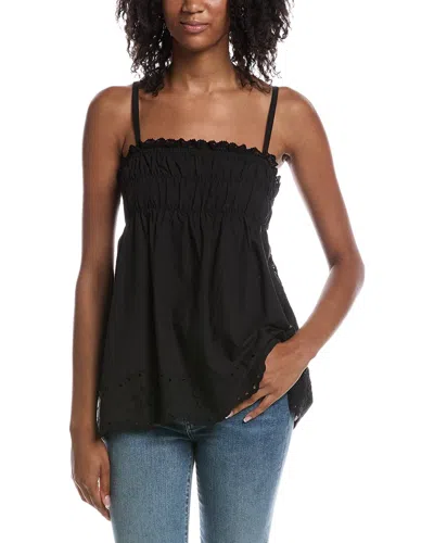 Rmn Studios Broderie Detail Cami In Black