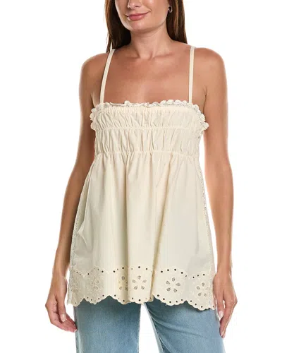 Rmn Studios Embellished Cami Top In White