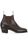 R.m.williams Adelaide Mid-heel Chelsea Boots In Brown