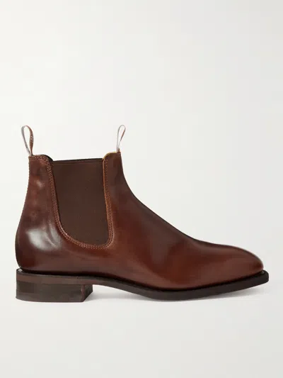 R.m.williams Craftsman Leather Chelsea Boots In Brown