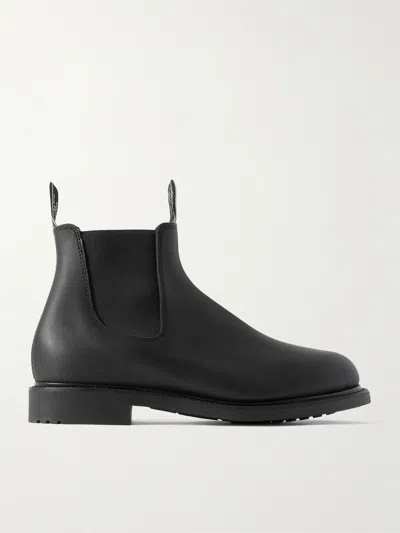 R.m.williams Gardener Leather Chelsea Boots In Black