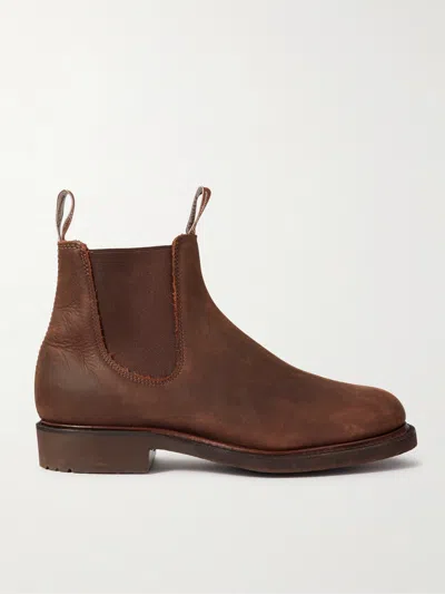 R.m.williams Gardener Leather Chelsea Boots In Brown