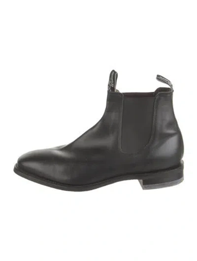 Pre-owned R.m.williams Leather Chelsea Boots In Black