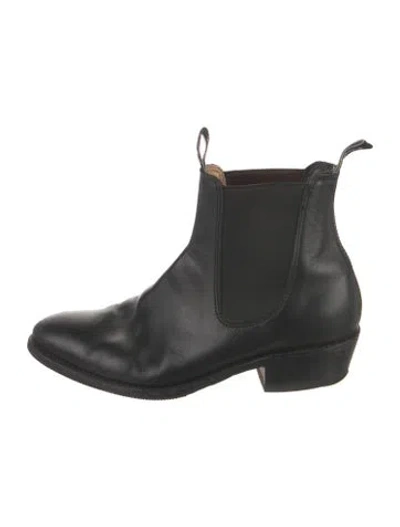 Pre-owned R.m.williams Leather Chelsea Boots In Black