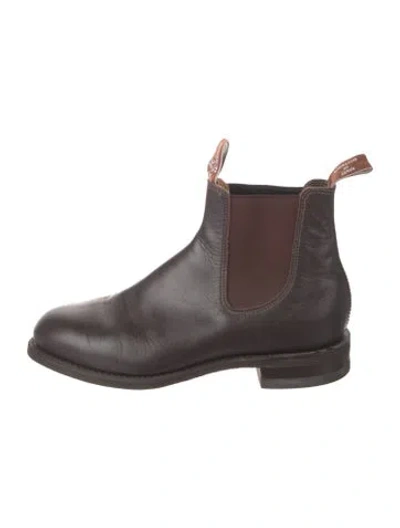 Pre-owned R.m.williams Leather Chelsea Boots In Brown