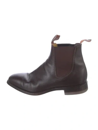 Pre-owned R.m.williams Leather Chelsea Boots In Brown