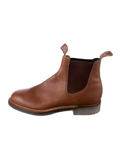 Pre-owned R.m.williams Leather Chelsea Boots In Brown