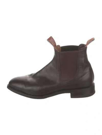 Pre-owned R.m.williams Leather Chelsea Boots In Brown