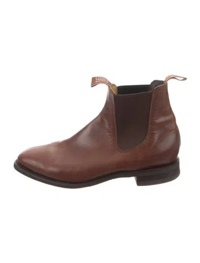 Pre-owned R.m.williams Leather Chelsea Boots In Brown