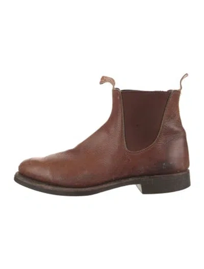 Pre-owned R.m.williams Leather Chelsea Boots In Brown