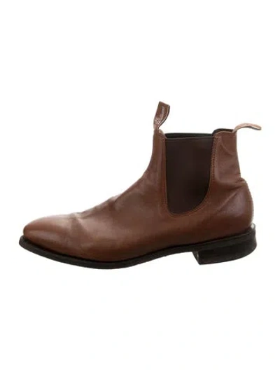 Pre-owned R.m.williams Leather Chelsea Boots In Brown