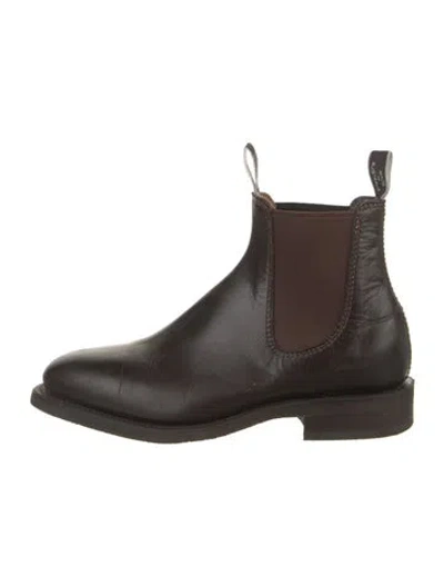 Pre-owned R.m.williams Leather Chelsea Boots In Brown