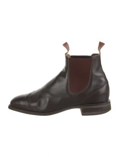 Pre-owned R.m.williams Leather Chelsea Boots In Brown